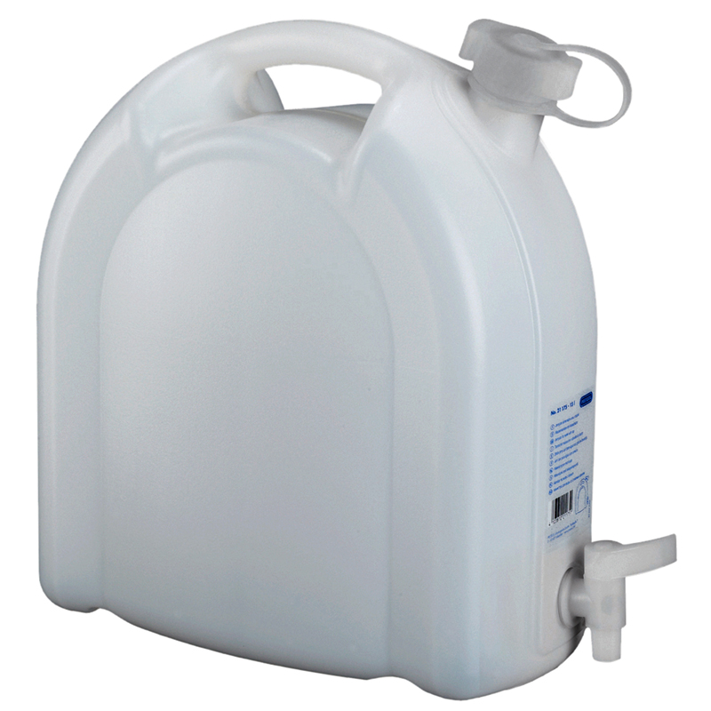 JERRICAN ALIMENTAIRE 10 L TRANSLUCIDE + ROBINET