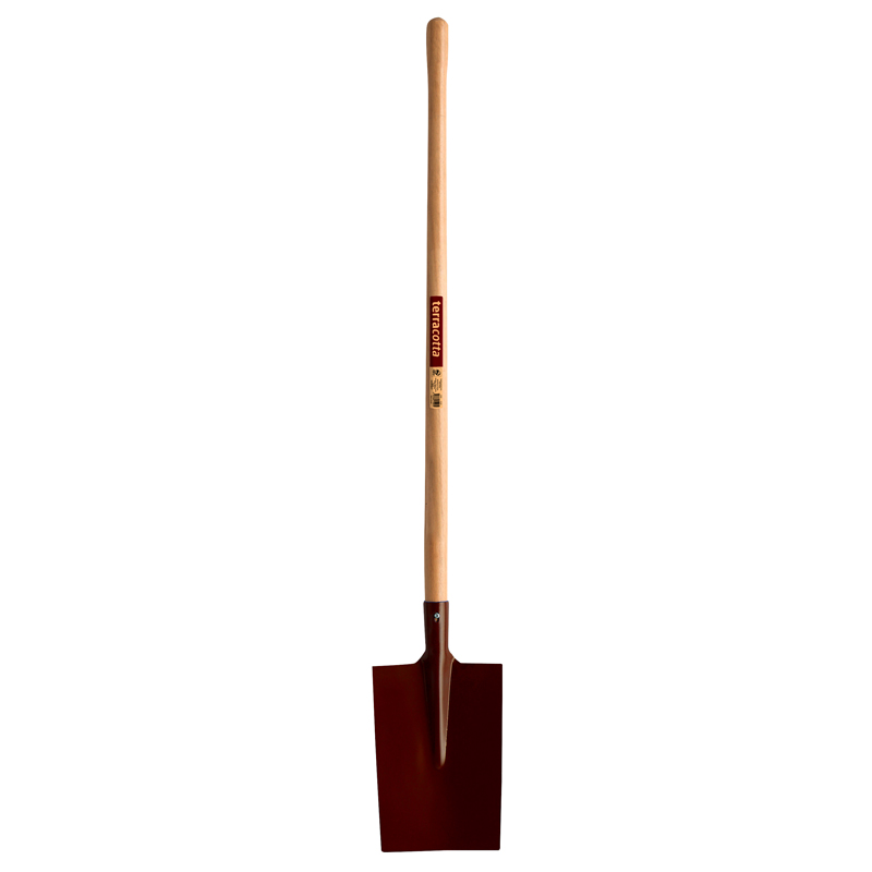 BECHE SENLIS 28CM TERRACOTTA MCHE BOIS BEQUILLE