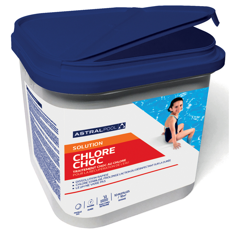 ASTRAL CHLORE CHOC 5KG LOW BORIC 