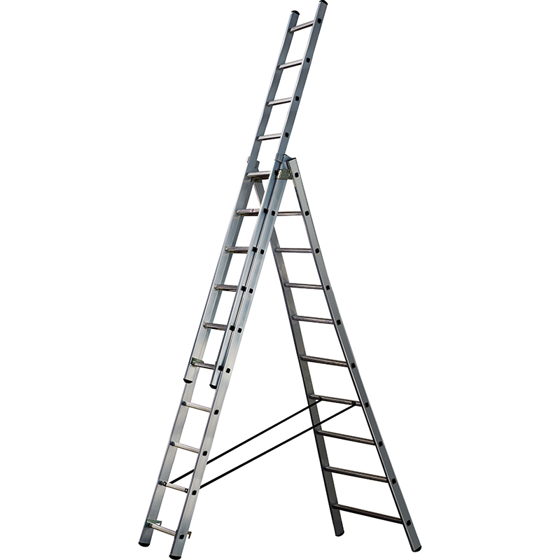 ECHELLE TRANSFORMABLE ALU BASE EVASEE 3X10 – 2m84/6m76 – PRO
