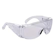 PAIRE LUNETTE SÉCURITÉ VISITEUR TRANSPARENTE